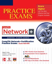 Cover CompTIA Network+ Certification Practice Exams (Exam N10-005)