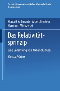 Cover Das Relativitätsprinzip