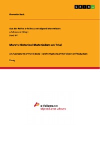 Cover Marx's Historical Materialism on Trial