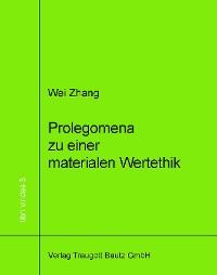 Cover Prolegomena zu einer materialen Wertethik