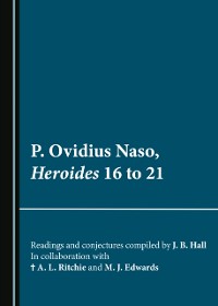 Cover P. Ovidius Naso, Heroides 16 to 21