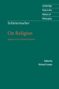 Cover Schleiermacher: On Religion