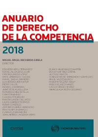 Cover Anuario de Derecho de la Competencia 2018