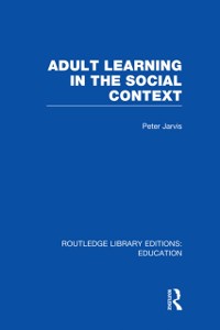 Cover Adult Learning in the Social Context