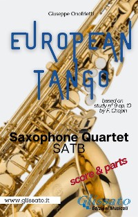 Cover "European Tango" for Saxophone Quartet