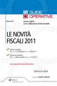 Cover Le novità fiscali 2011