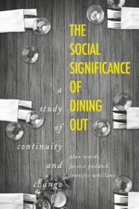 Cover Social Significance of Dining out