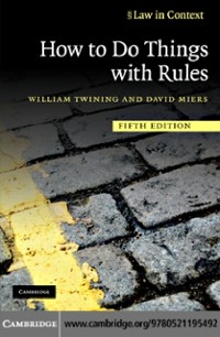 Cover How to Do Things with Rules