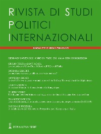 Cover Rivista di Studi Politici Internazionali 1/2022
