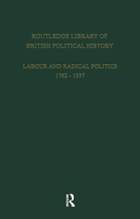Cover Routledge Library of British Political History