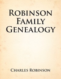 Cover Robinson Family Genealogy