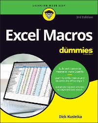 Cover Excel Macros For Dummies