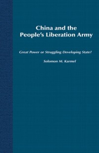 Cover China and the People's Liberation Army