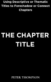 Cover The Chapter Title