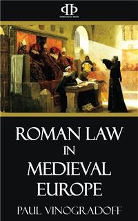 Cover Roman Law in Medieval Europe