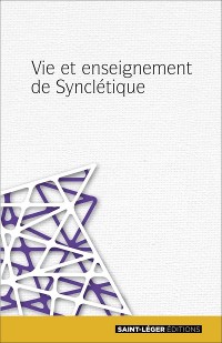 Cover Vie et enseignement de Synclétique