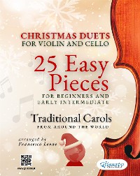 Cover Christmas Duets for Violin and Cello - 25 Easy Pieces for Beginners and Early Intermediate