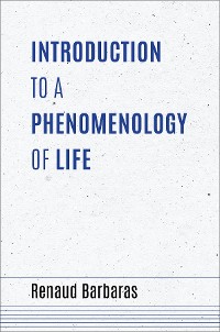 Cover Introduction to a Phenomenology of Life