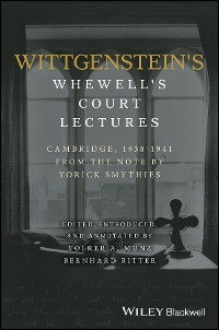 Cover Wittgenstein's Whewell's Court Lectures