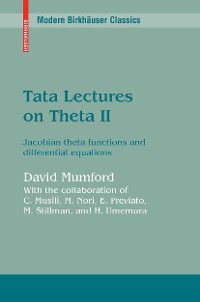 Cover Tata Lectures on Theta II