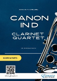 Cover Canon (Pachelbel) - Clarinet Quartet score & parts