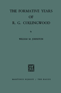 Cover Formative Years of R. G. Collingwood