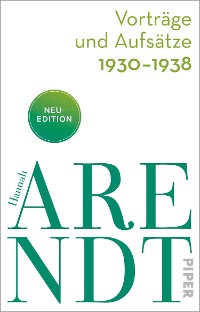 Cover Vorträge und Aufsätze 1930–1938