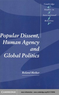 Cover Popular Dissent, Human Agency and Global Politics