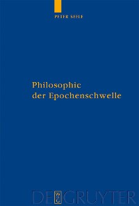 Cover Philosophie der Epochenschwelle