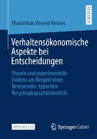 Cover Verhaltensökonomische Aspekte bei Entscheidungen