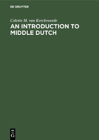 Cover An Introduction to Middle Dutch