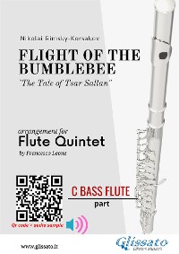 Cover C bass Flute part: Flight of The Bumblebee for Flute Quintet