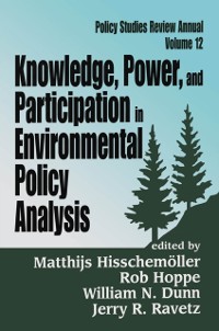Cover Knowledge, Power, and Participation in Environmental Policy Analysis