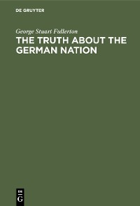 Cover The truth about the german nation