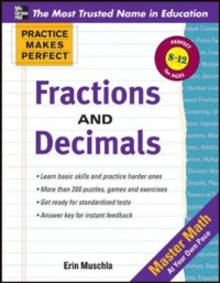 Cover Practice Makes Perfect Fractions, Decimals, and Percents