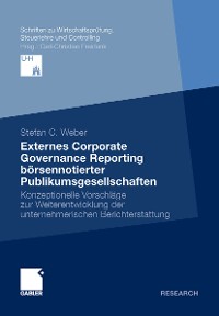 Cover Externes Corporate Governance Reporting börsennotierter Publikumsgesellschaften