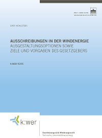 Cover Ausschreibungen in der Windenergie