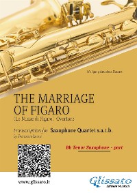Cover Bb Tenor part "The Marriage of Figaro" - Sax Quartet