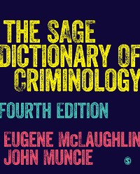 Cover The SAGE Dictionary of Criminology