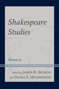 Cover Shakespeare Studies