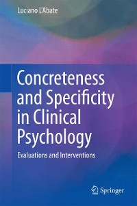 Cover Concreteness and Specificity in Clinical Psychology