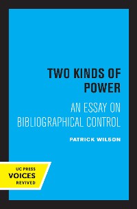 Cover Two Kinds of Power