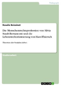 Cover Die Menschenrechtsprofession von Silvia Staub-Bernasconi und die Lebensweltorientierung von Hans Thiersch
