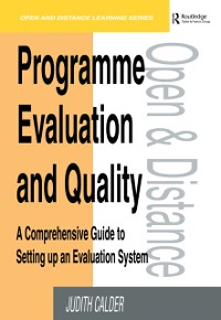 Cover Programme Evaluation and Quality