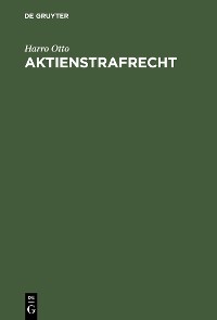 Cover Aktienstrafrecht