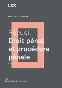 Cover Recueil : Droit pénal et procédure pénale