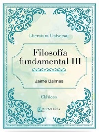 Cover Filosofía fundamental III