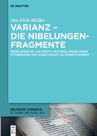 Cover Varianz – die Nibelungenfragmente
