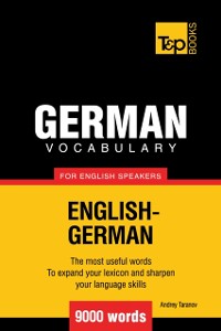 Cover German Vocabulary for English Speakers: 9000 Words