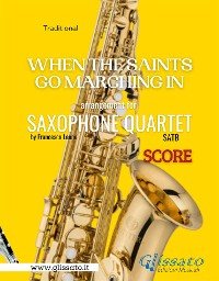 Cover When The Saints Go Marching In - Sax Quartet (score)